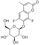 6,8-Difluoro-4-methylumbelliferyl-b-D-glucopyranoside Structural