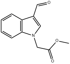 (3-FORMYL-INDOL-1-YL)-ACETIC ACID METHYL ESTER Structural