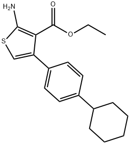 Ethyl 2-amino-4-(4-cyclohexylphenyl)thiophene-3-carboxylate