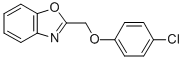 2-(4-CHLORO-PHENOXYMETHYL)-BENZOOXAZOLE Structural