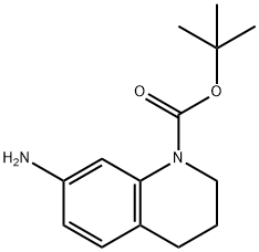 tert-butyl 7-amino-3,4-dihydroquinoline-1(2H)-carboxylate Structural