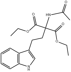 N-Acetyl-g-carbethoxy Homotryptophan, Ethyl Ester Structural