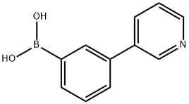 3-[(3-Pyridinyl)phenyl]boronic acid Structural