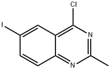 6-IODO-4-CHLORO-2-METHYL-QUINAZOLINE Structural