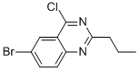 6-bromo-4-chloro-2-propyl-quinazoline Structural