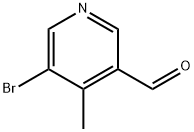 5-BROMO-3-FORMYL-4-METHYLPYRIDINE Structural