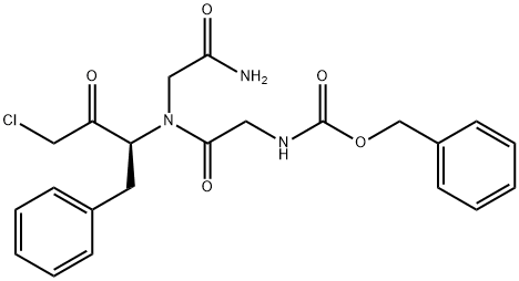 Z-GLY-GLY-PHE-CHLOROMETHYLKETONE Structural