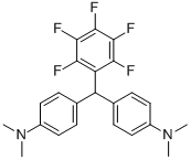 BIS(4-N,N-DIMETHYLAMINOPHENYL)-(2,3,4,5,6-PENTAFLUOROPHENYL) METHANE Structural