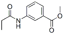Benzoic acid, 3-[(1-oxopropyl)amino]-, methyl ester (9CI) Structural