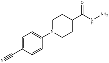 1-(4-CYANOPHENYL)-4-PIPERIDINECARBOHYDRAZIDE Structural