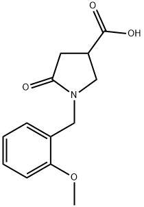 1-(2-METHOXY-BENZYL)-5-OXO-PYRROLIDINE-3-CARBOXYLIC ACID Structural