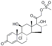 IcoMethasone 21-Mesylate Structural