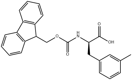 FMOC-D-3-METHYLPHENYLALANINE Structural