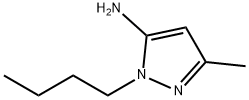 2-BUTYL-5-METHYL-2 H-PYRAZOL-3-YLAMINE Structural