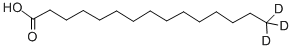 PENTADECANOIC-15,15,15-D3 ACID Structural