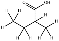 2-METHYLBUTYRIC-D9 ACID Structural