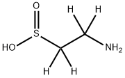 2-AMINOETHANE-D4-SULFINIC ACID Structural