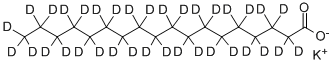 POTASSIUM OCTADECANOATE-D35 Structural