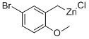 5-BROMO-2-METHOXYBENZYLZINC CHLORIDE Structural