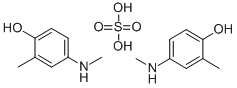 bis[(4-hydroxy-m-tolyl)(methyl)ammonium] sulphate Structural