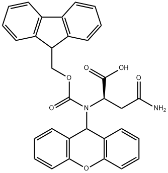 FMOC-D-ASN(XAN)-OH Structural