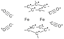 PENTAMETHYLCYCLOPENTADIENYLIRON DICARBONYL DIMER Structural