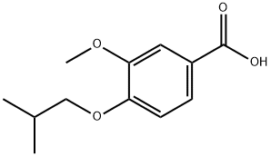 4-ISOBUTOXY-3-METHOXY-BENZOIC ACID Structural