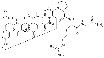 CYCLO(TYR-ILE-GLN-ASN-ASU)-PRO-ARG-GLY-NH2 Structural