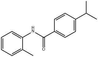 Benzamide, 4-(1-methylethyl)-N-(2-methylphenyl)- (9CI) Structural