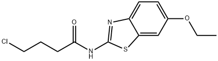 4-CHLORO-N-(6-ETHOXY-2-BENZOTHIAZOLYL)-BUTANAMIDE