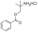 1-(BENZOYLOXY)-2-METHYL-2-PROPANAMINIUM CHLORIDE Structural