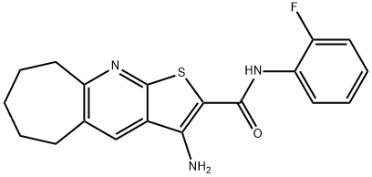 3-amino-N-(2-fluorophenyl)-6,7,8,9-tetrahydro-5H-cyclohepta[b]thieno[3,2-e]pyridine-2-carboxamide