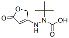 Hydrazinecarboxylic acid, 2-(2,5-dihydro-5-oxo-3-furanyl)-, 1,1-dimethylethyl Structural