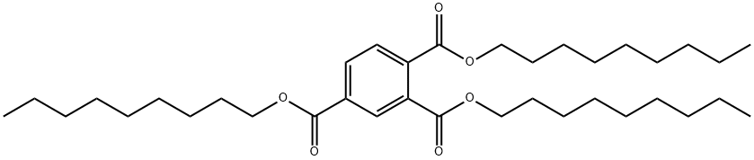 trinonyl benzene-1,2,4-tricarboxylate Structural