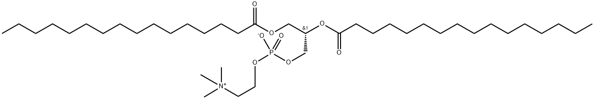 2,3-DIHEXADECANOYL-SN-GLYCERO-1-PHOSPHOCHOLINE Structural