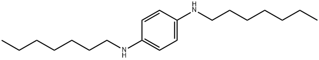 N,N'-DIHEPTYL-P-PHENYLENEDIAMINE Structural