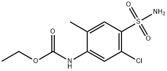 ETHYL 5-CHLORO-2-METHYL-4-SULFAMOYLPHENYLCARBAMATE Structural