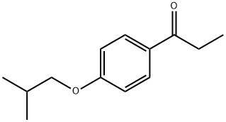 1-(4-ISOBUTOXYPHENYL)PROPAN-1-ONE Structural