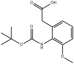 [2-[(TERT-BUTOXYCARBONYL)AMINO]-3-METHOXYPHENYL]ACETIC ACID