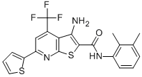 3-amino-N-(2,3-dimethylphenyl)-6-(2-thienyl)-4-(trifluoromethyl)thieno[2,3-b]pyridine-2-carboxamide
