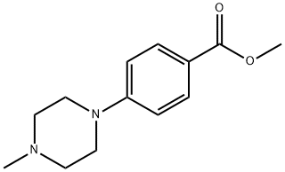 METHYL 4-(4-METHYLPIPERAZIN-1-YL)BENZOATE Structural