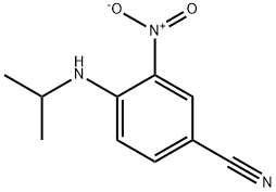 4-(ISOPROPYLAMINO)-3-NITROBENZONITRILE Structural