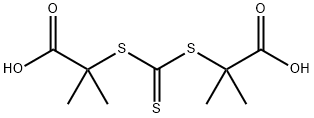 2,2'-[(THIOXOMETHYLENE)DISULFANYL]BIS(2-METHYLPROPANOIC ACID) Structural