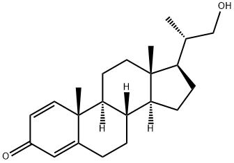 20-(HYDROXYMETHYL)PREGNA-1,4-DIEN-3-ONE Structural