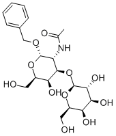 Benzyl 2-AcetaMido-2-deoxy-3-O-(β-D-galactopyranosyl) α-D-galactopyranoside Structural