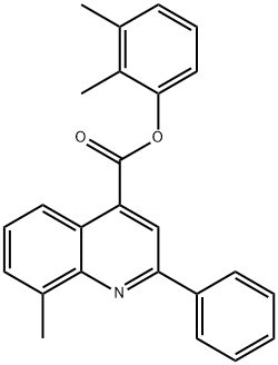2,3-dimethylphenyl 8-methyl-2-phenyl-4-quinolinecarboxylate
