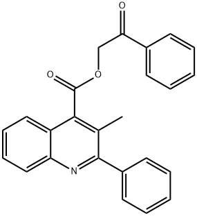 2-oxo-2-phenylethyl 3-methyl-2-phenyl-4-quinolinecarboxylate