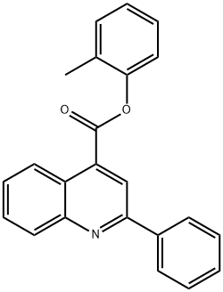2-methylphenyl 2-phenyl-4-quinolinecarboxylate