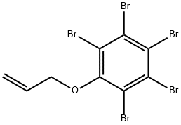 allyl pentabromophenyl ether Structural