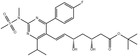 tert-Butyl rosuvastatin Structural